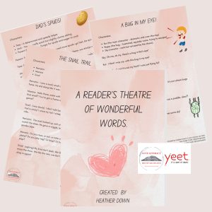 A Reader's Theatre of Wonderful Words created by Heather Down