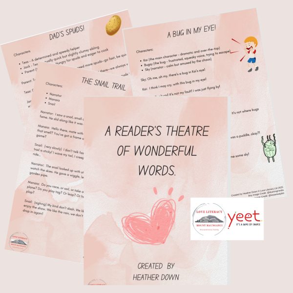 A Reader's Theatre of Wonderful Words created by Heather Down