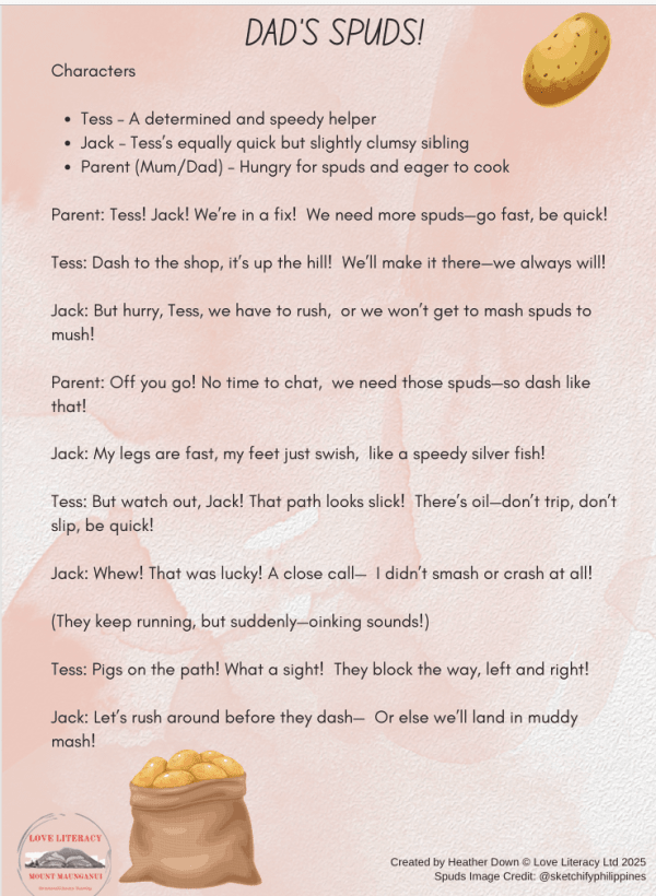 A Reader's Theatre of Wonderful Words created by Heather Down - Image 3