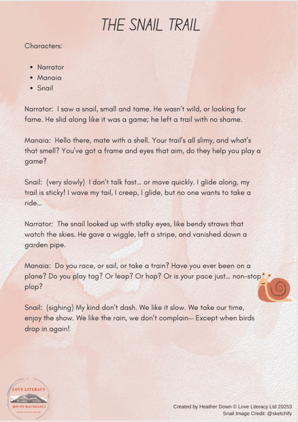 A Reader's Theatre of Wonderful Words created by Heather Down - Image 4